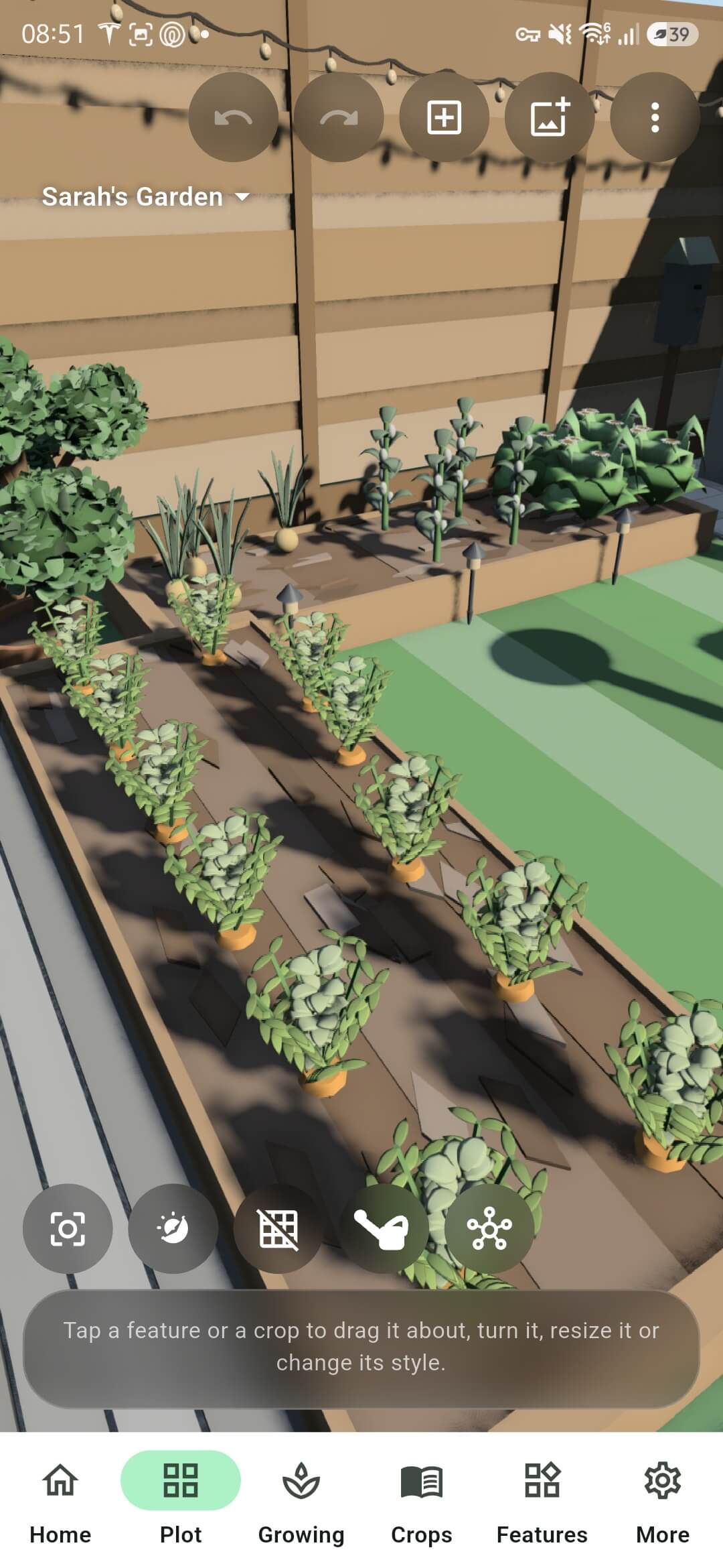 Editing a plot in the Plot Trak 3D planner